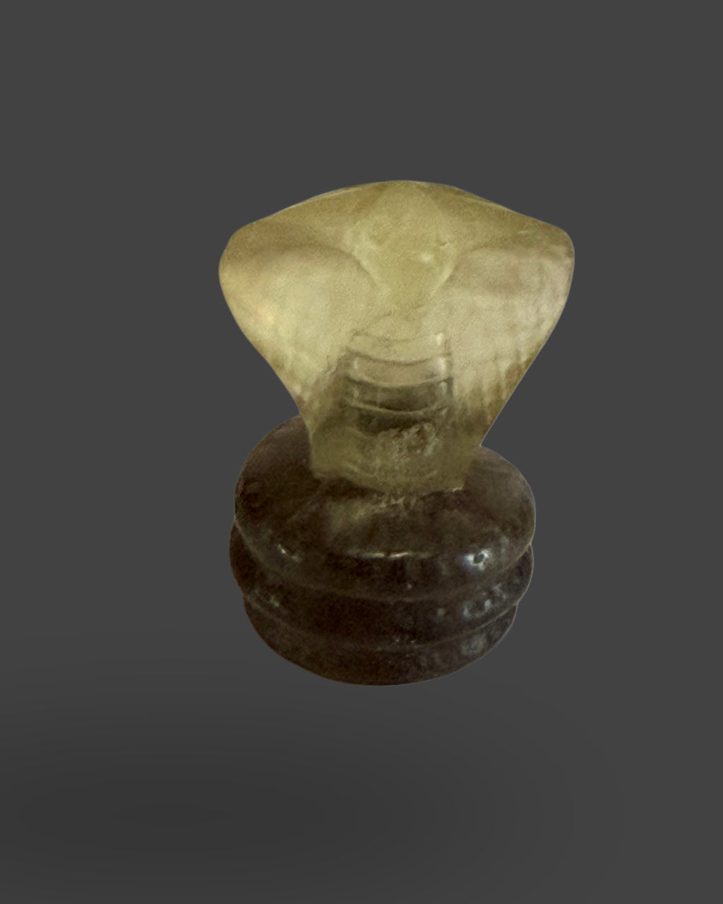 Fluorite Cobra Carving -1.5 Inches