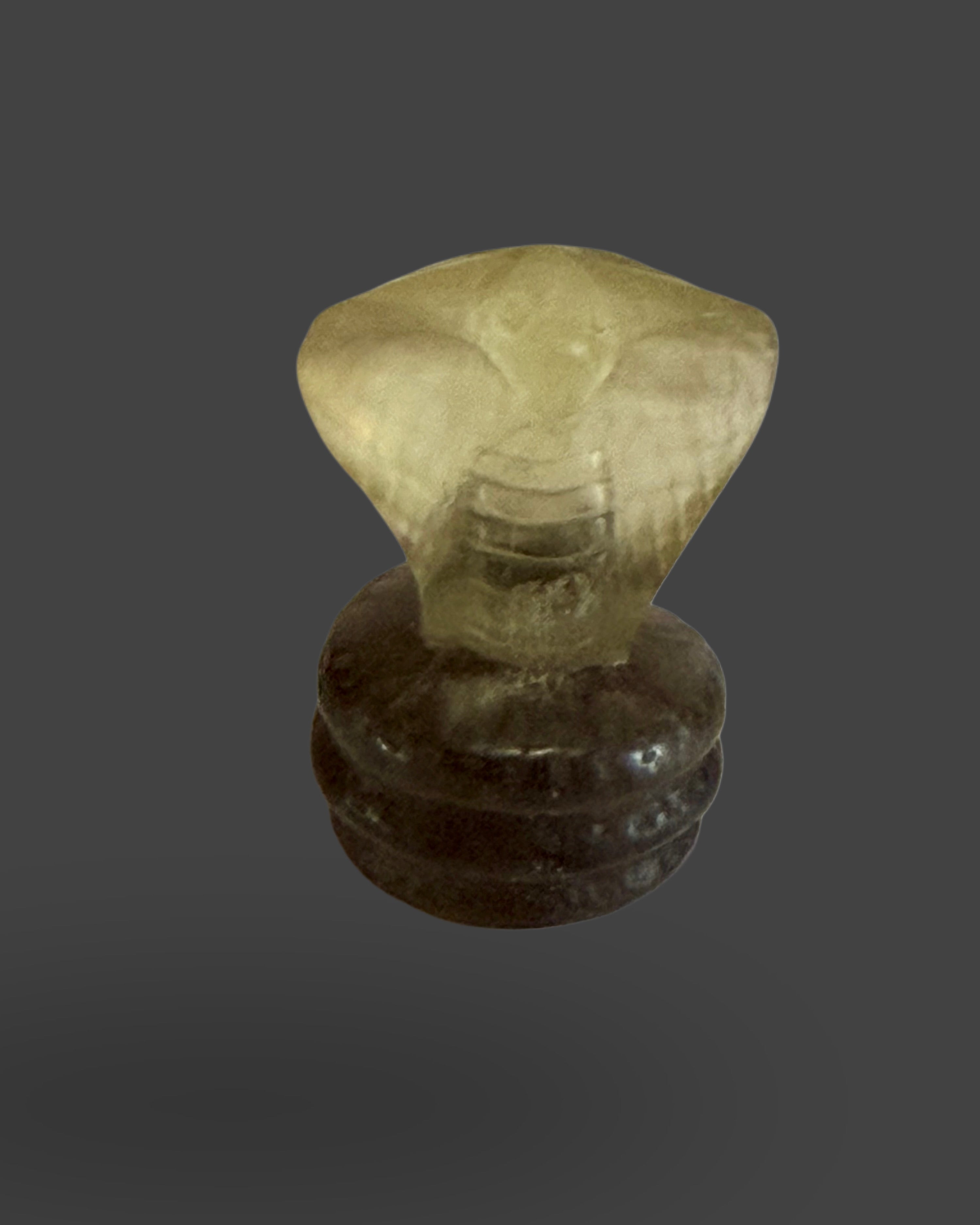 Fluorite Cobra Carving -1.5 Inches