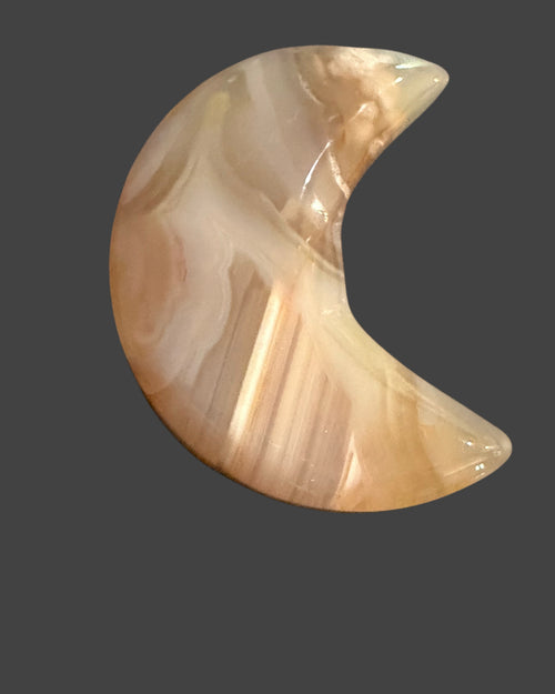 Agate Moon Pair