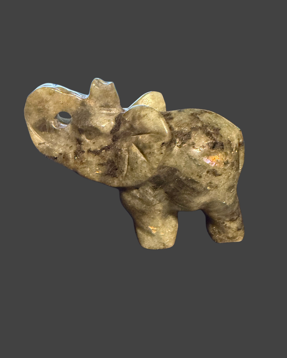 Labradorite Carved Elephant