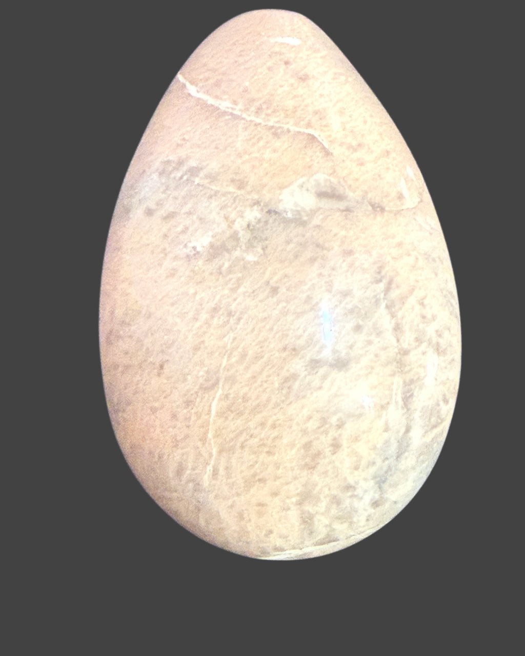 Peach Moonstone Egg - 12 oz