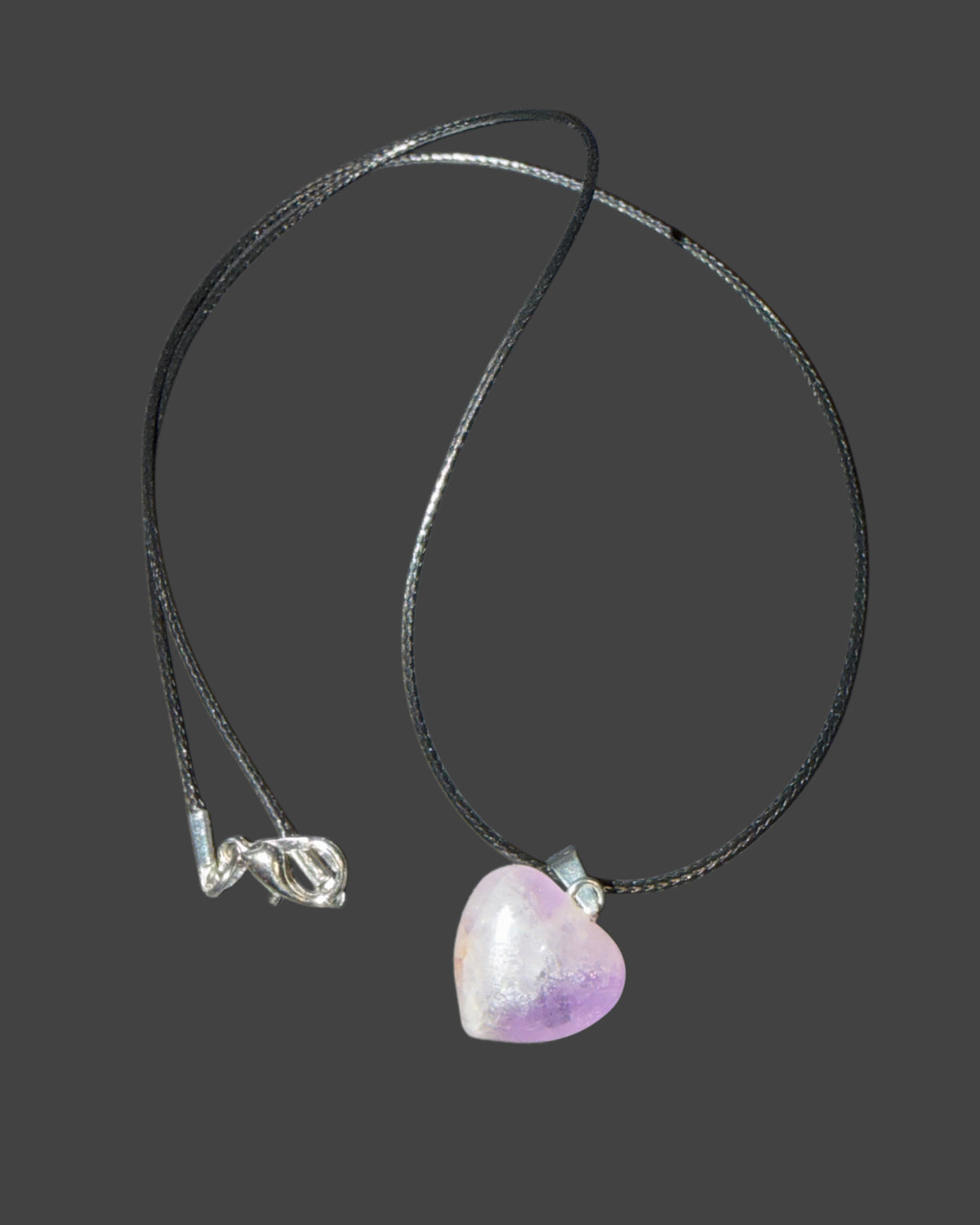 Amethyst Heart Necklace