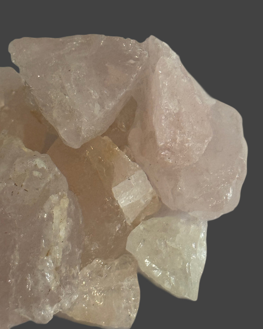 Raw Rose Quartz Chunk Set - 3oz