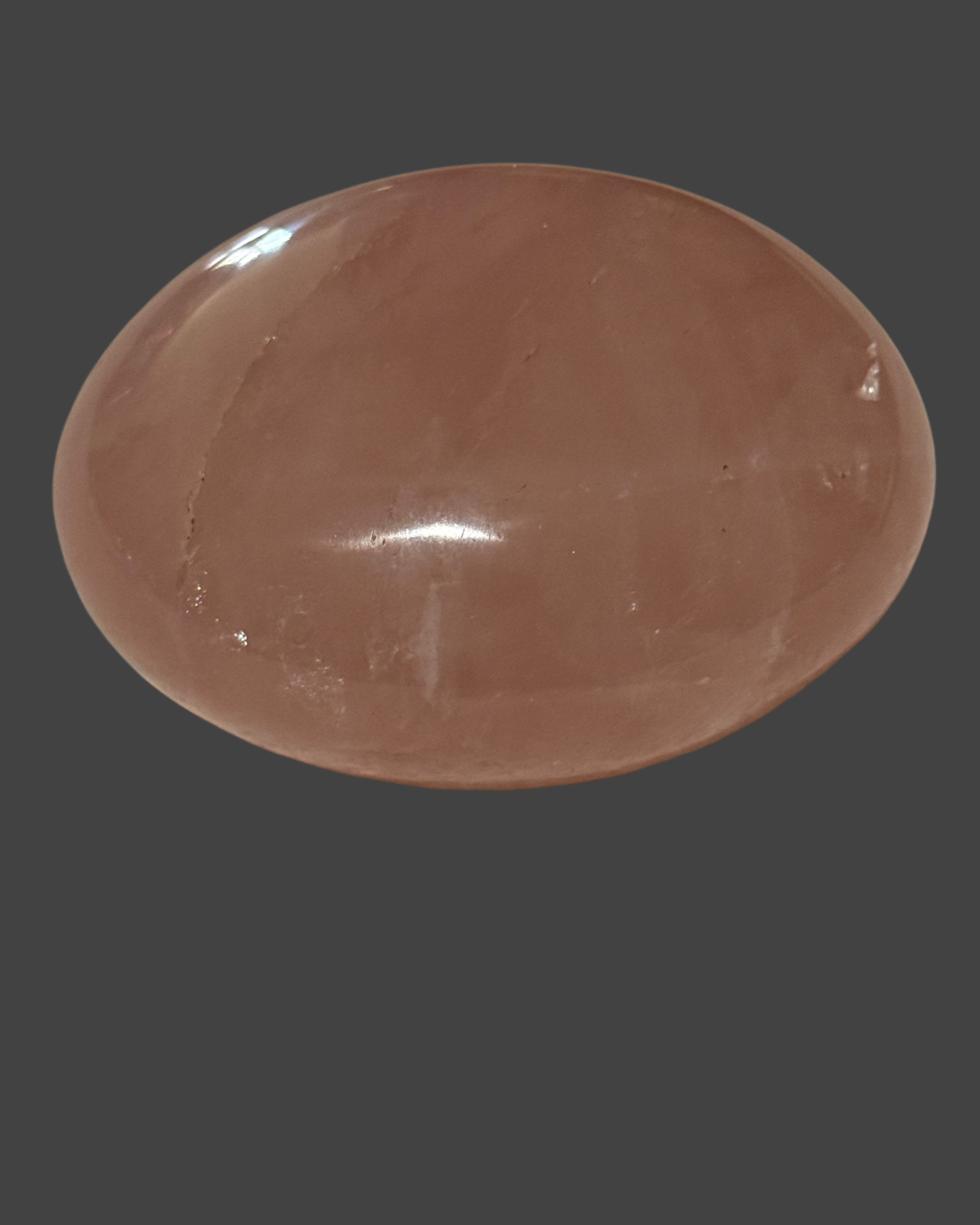 Rose Quartz Palm Stone - 2.5 inches