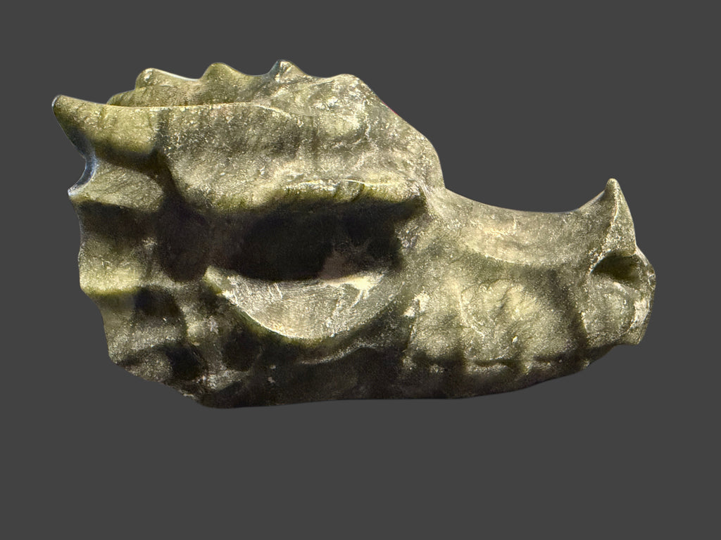 Green Jade Dragon Head