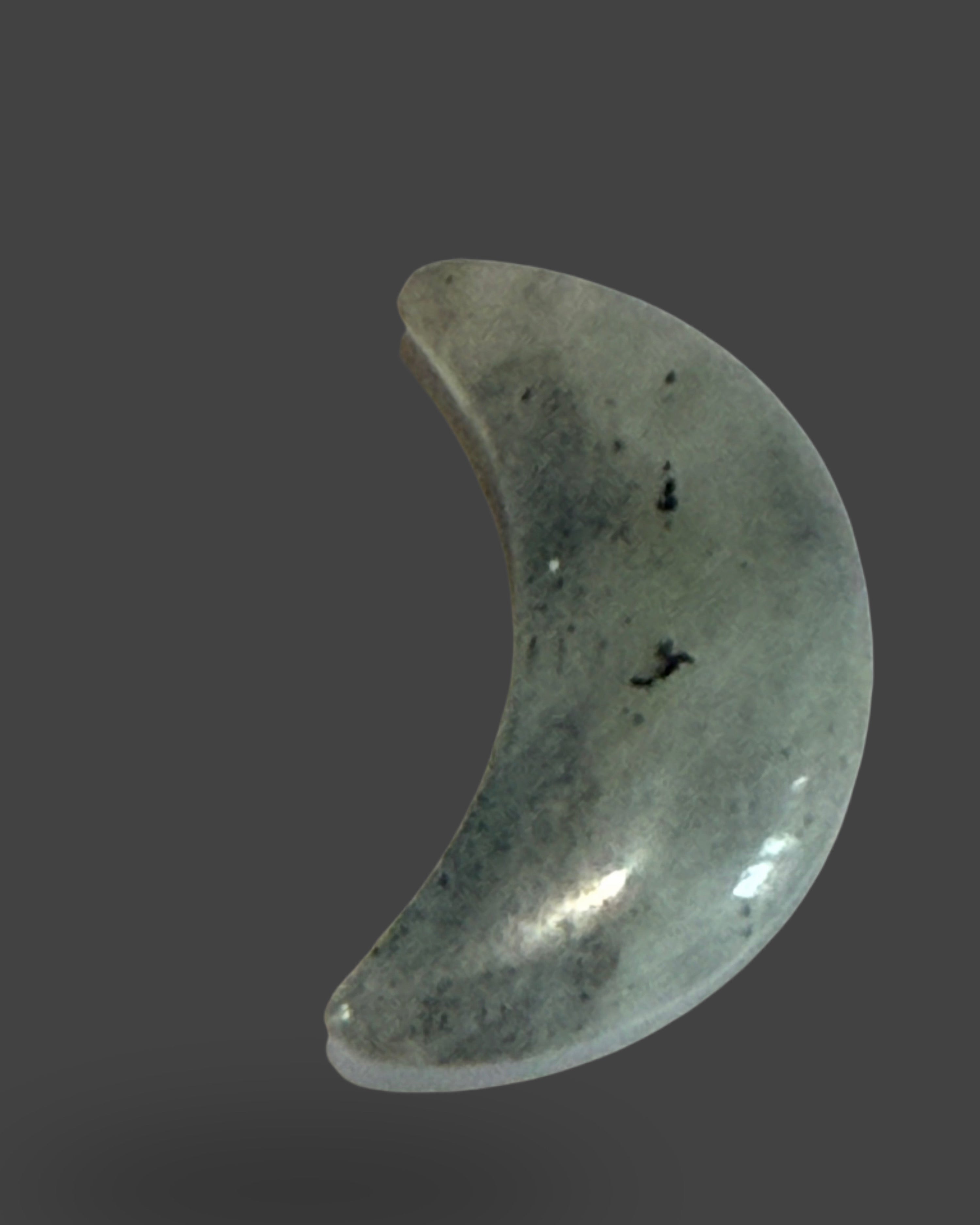 Labradorite Crescent Moon - 1" Mini Carving