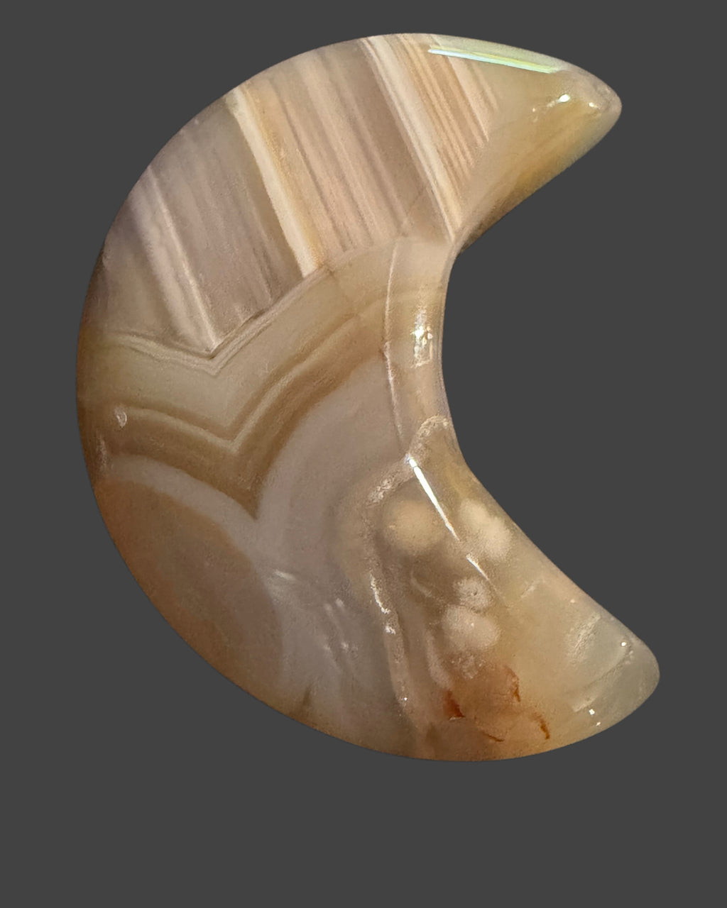 Agate Moon Pair