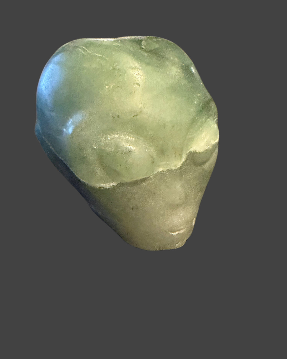 Strawberry Quartz Alien Head