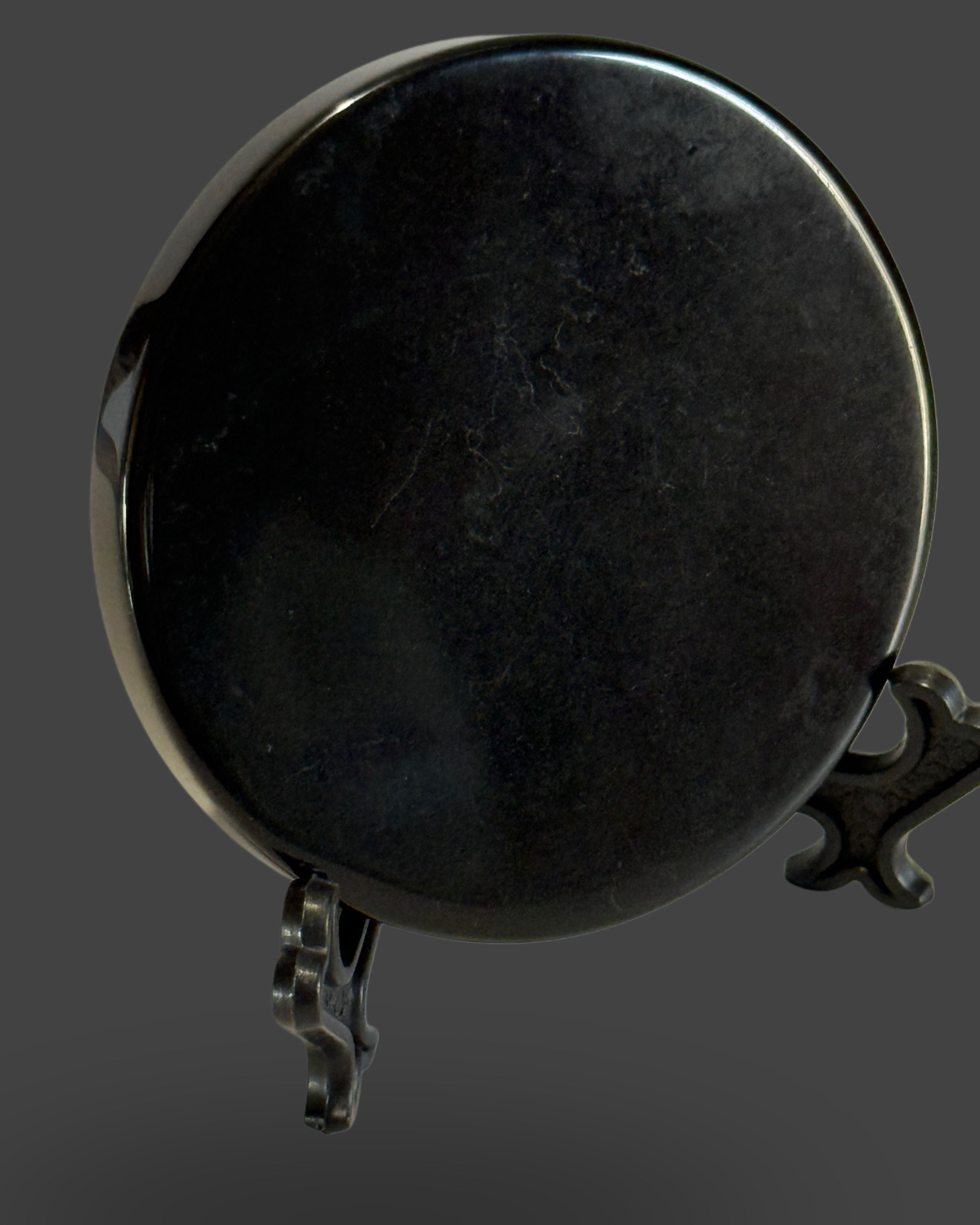 Black Obsidian Scrying Mirror