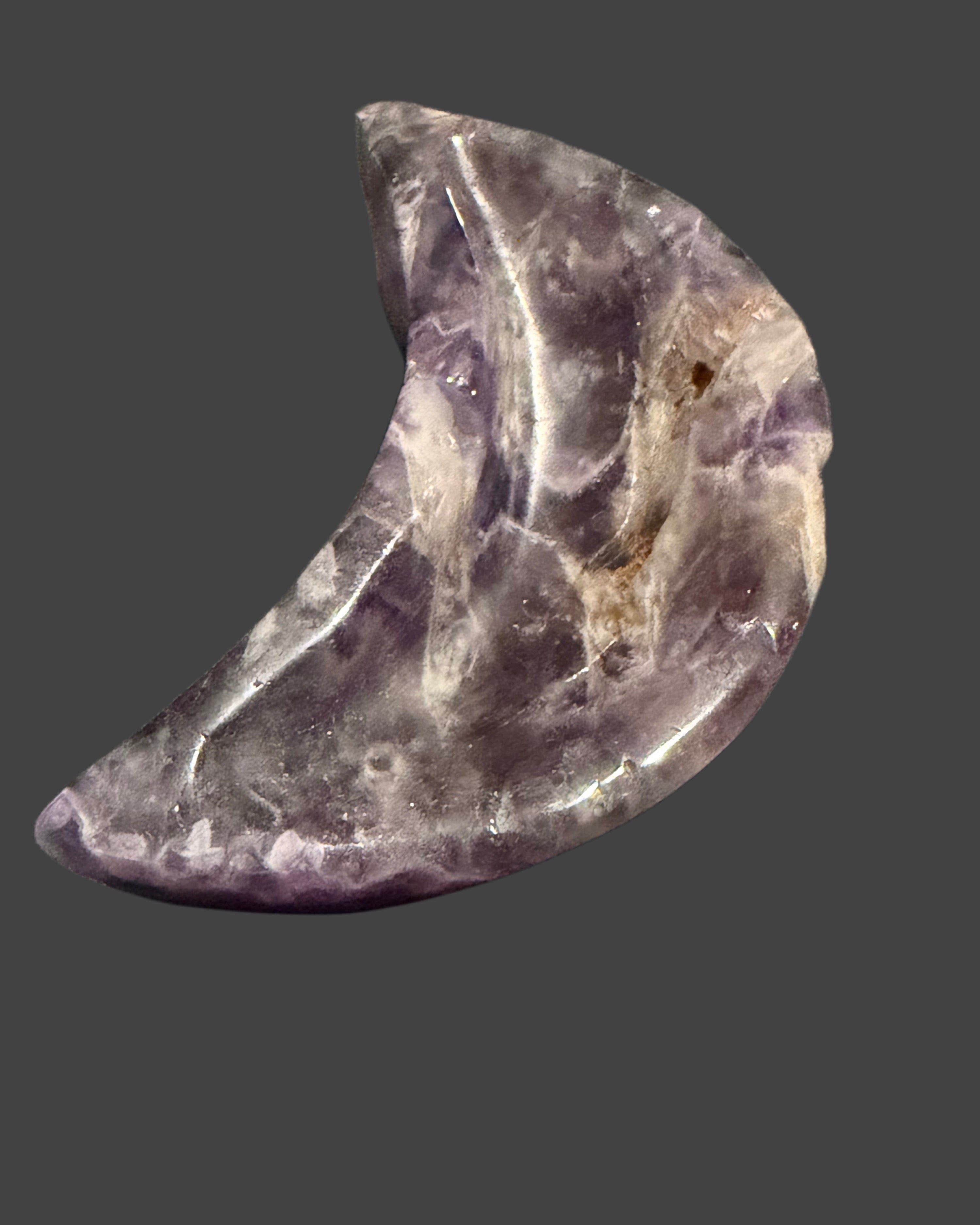 Dream Amethyst Moon Bowl - 3.5 Inches