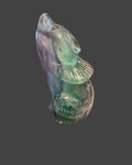 Fluorite Wolf Carving - Clarity & Intuition