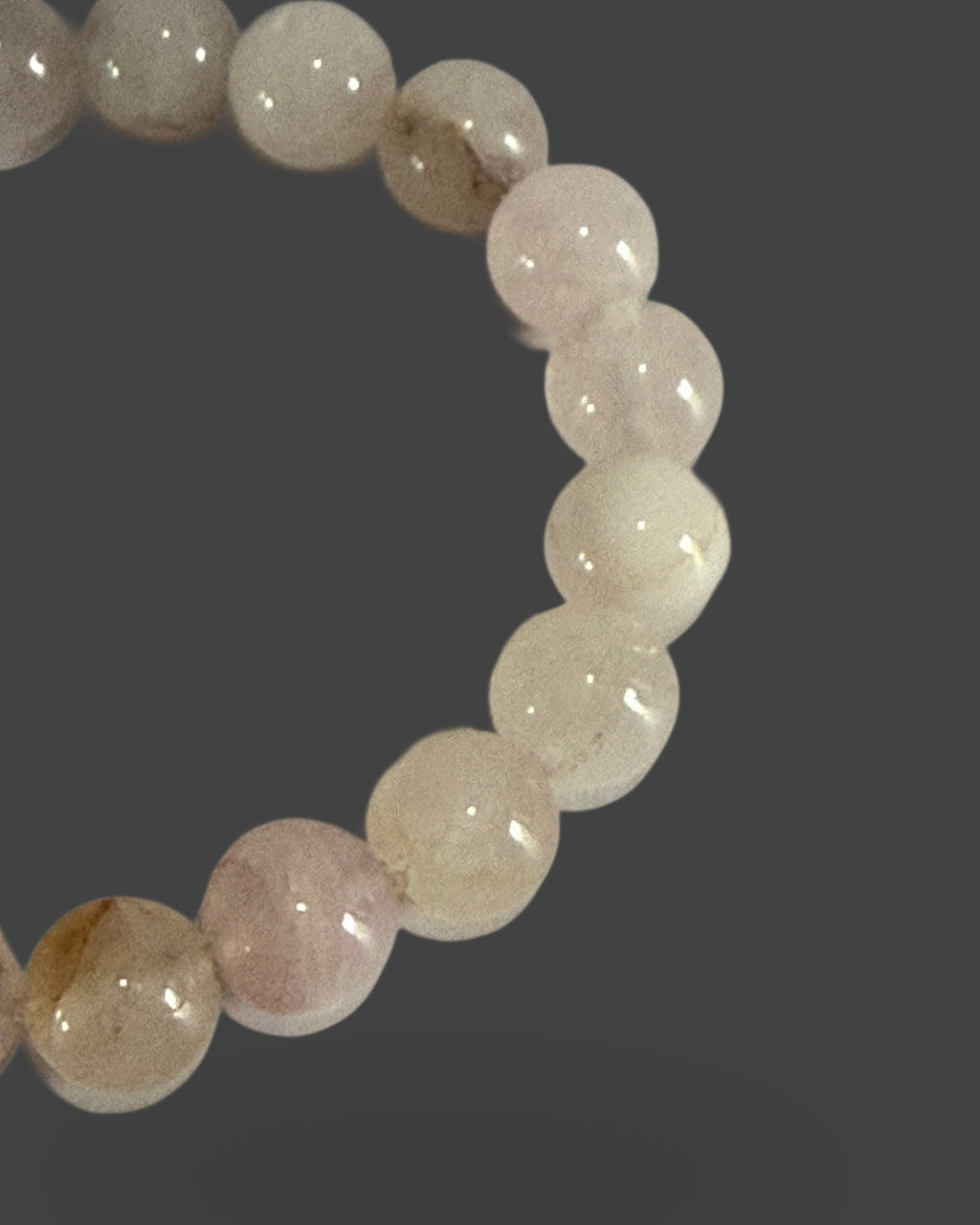 Rose Quartz 10 mm Beaded Stretch Bracelet