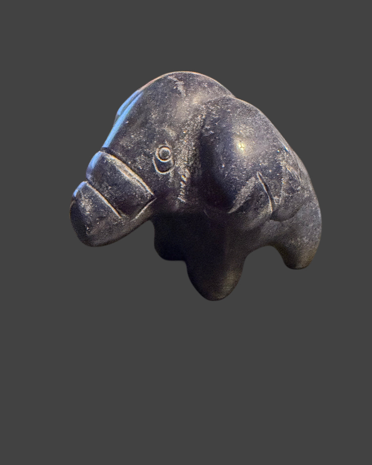 Blue Aventurine Elephant