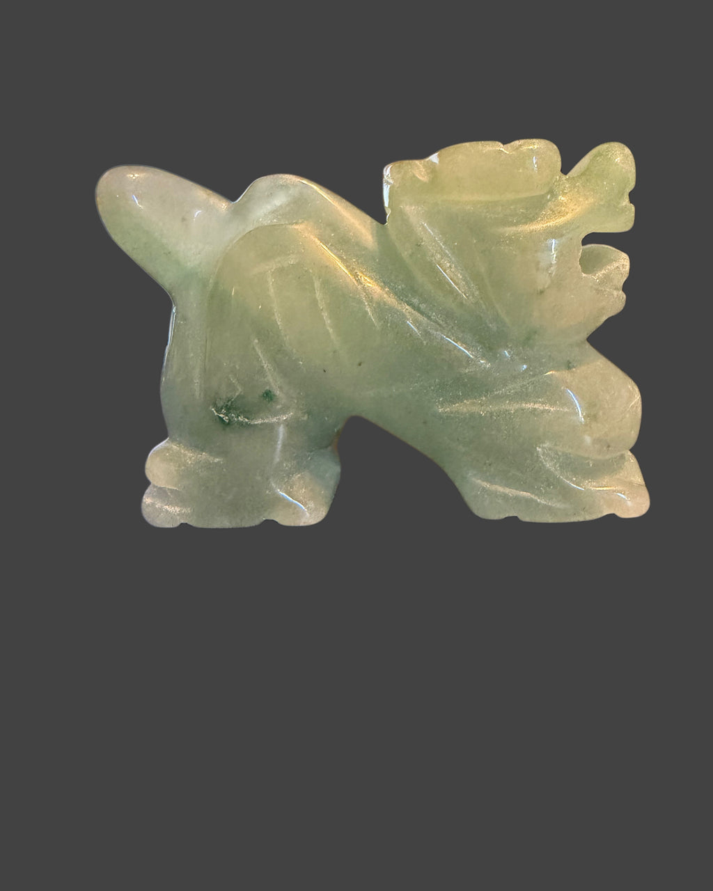 Green Aventurine Chinese-Style Dragon 2"