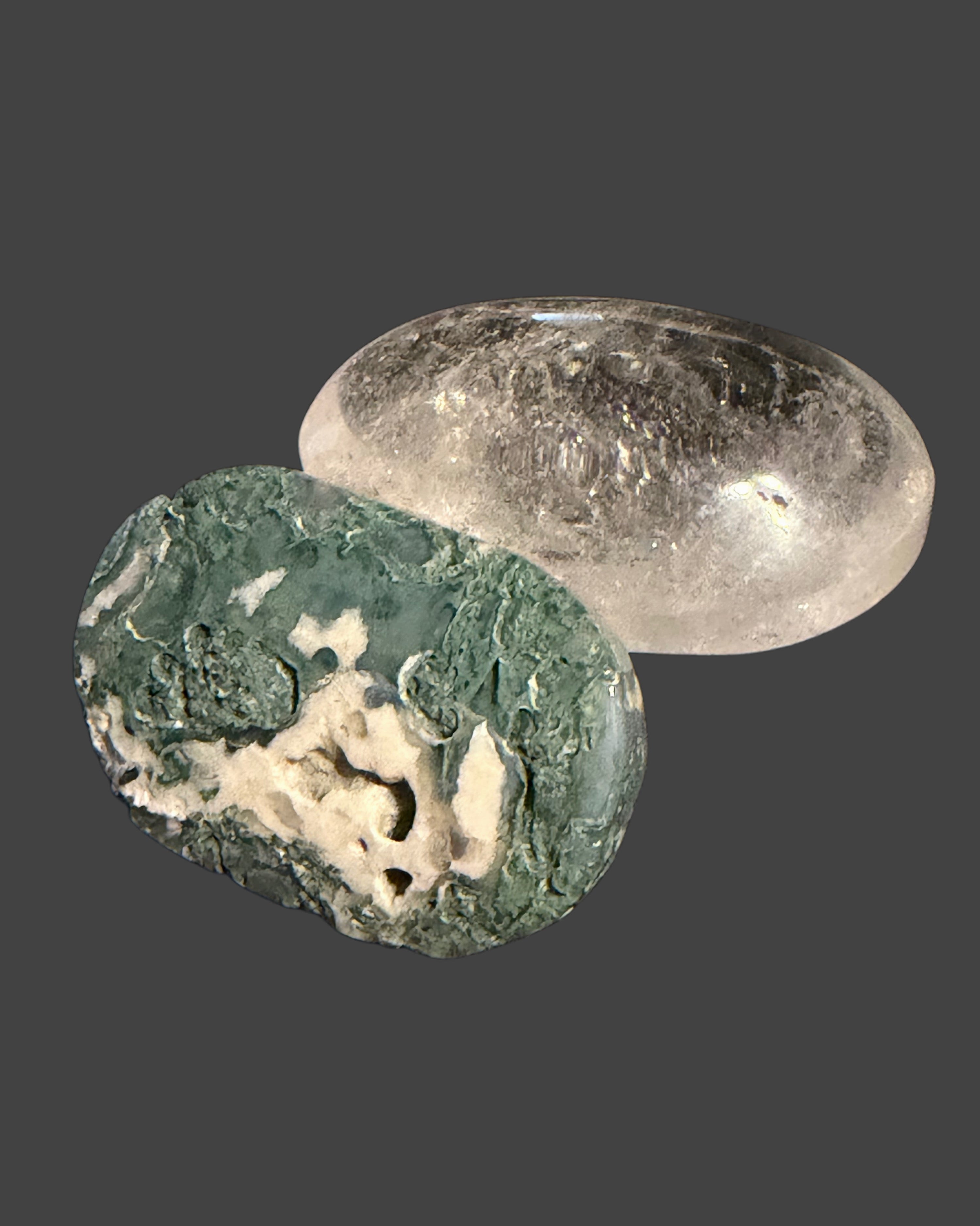 Abundance Crystal Bundle| Clear Quartz & Moss Agate