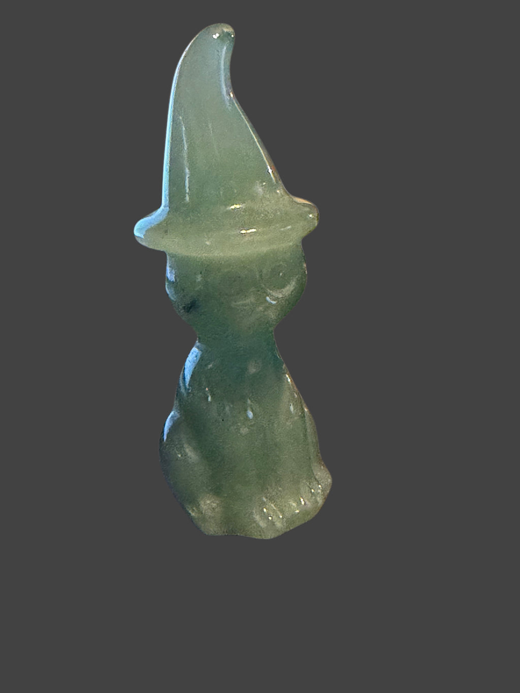 Carved Witch Cat Familiar