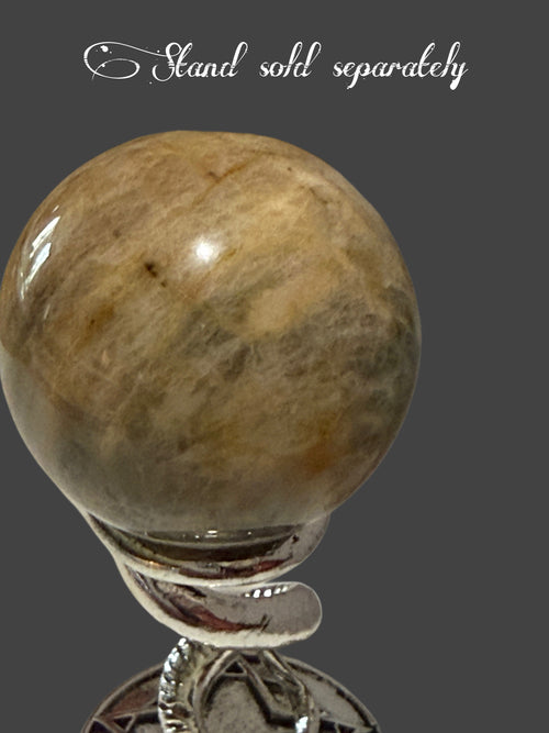 Black Moonstone Sphere - 40 mm