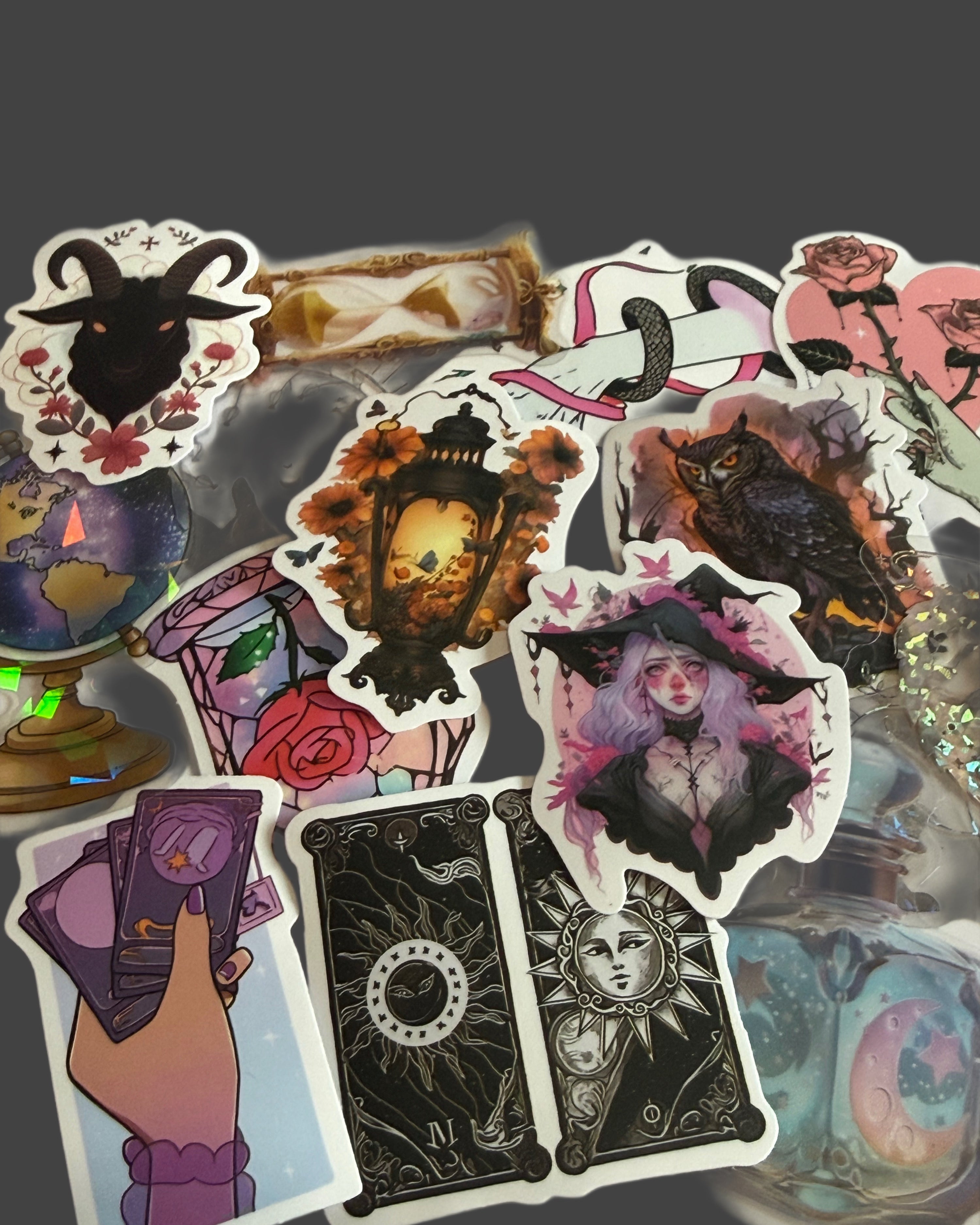 Stone & Seal Bundle - Mini Crystal & Sticker Set