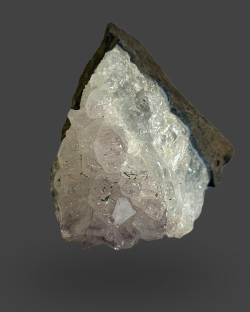 Amethyst-Kissed Quartz Cluster