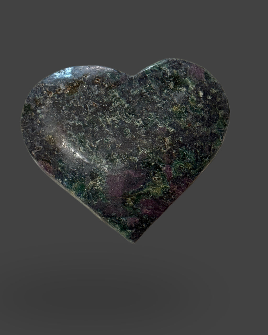 Ruby Fuchsite Heart - 2 inches