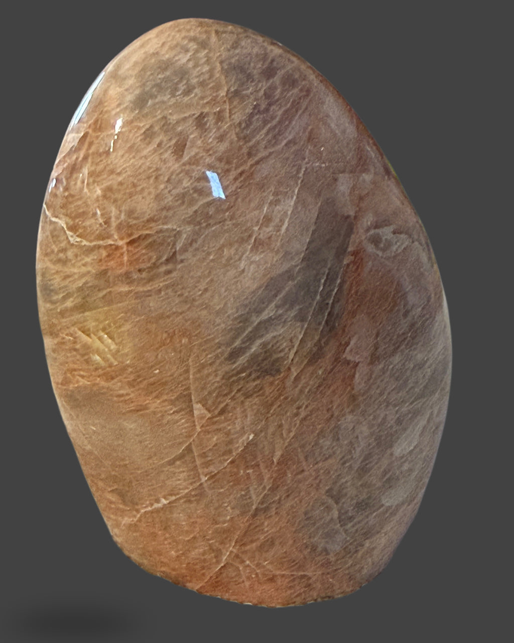 Peach Moonstone Freeform - 4 Inches