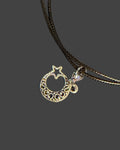 Moon and Star Necklace