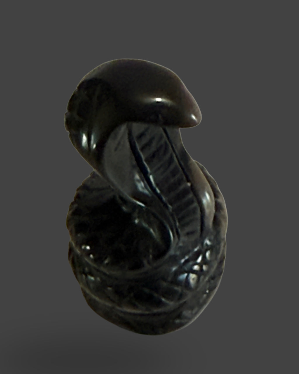 Silver Sheen Obsidian Cobra