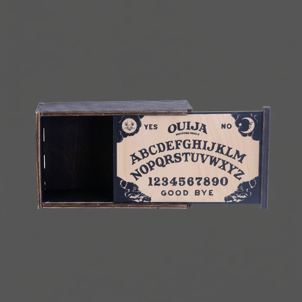 Wooden Trinket Box - Spirit Board Design