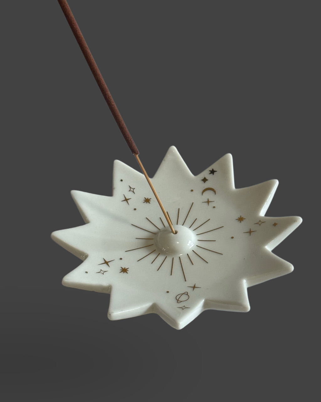 Sun Incense Holder - Celestial Ceramic
