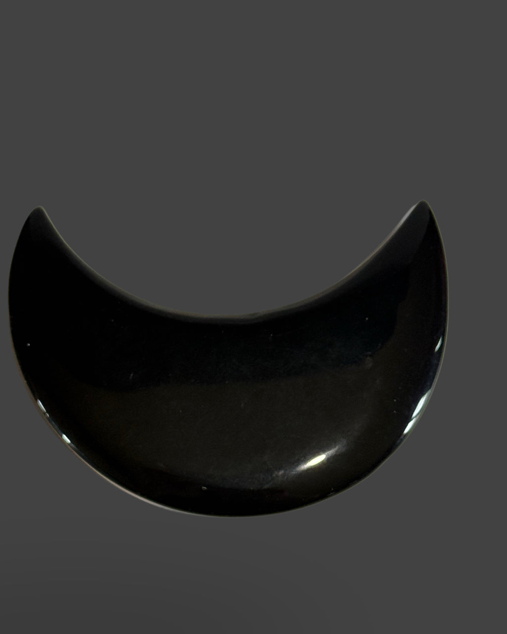 Black Obsidian Cresent Moon