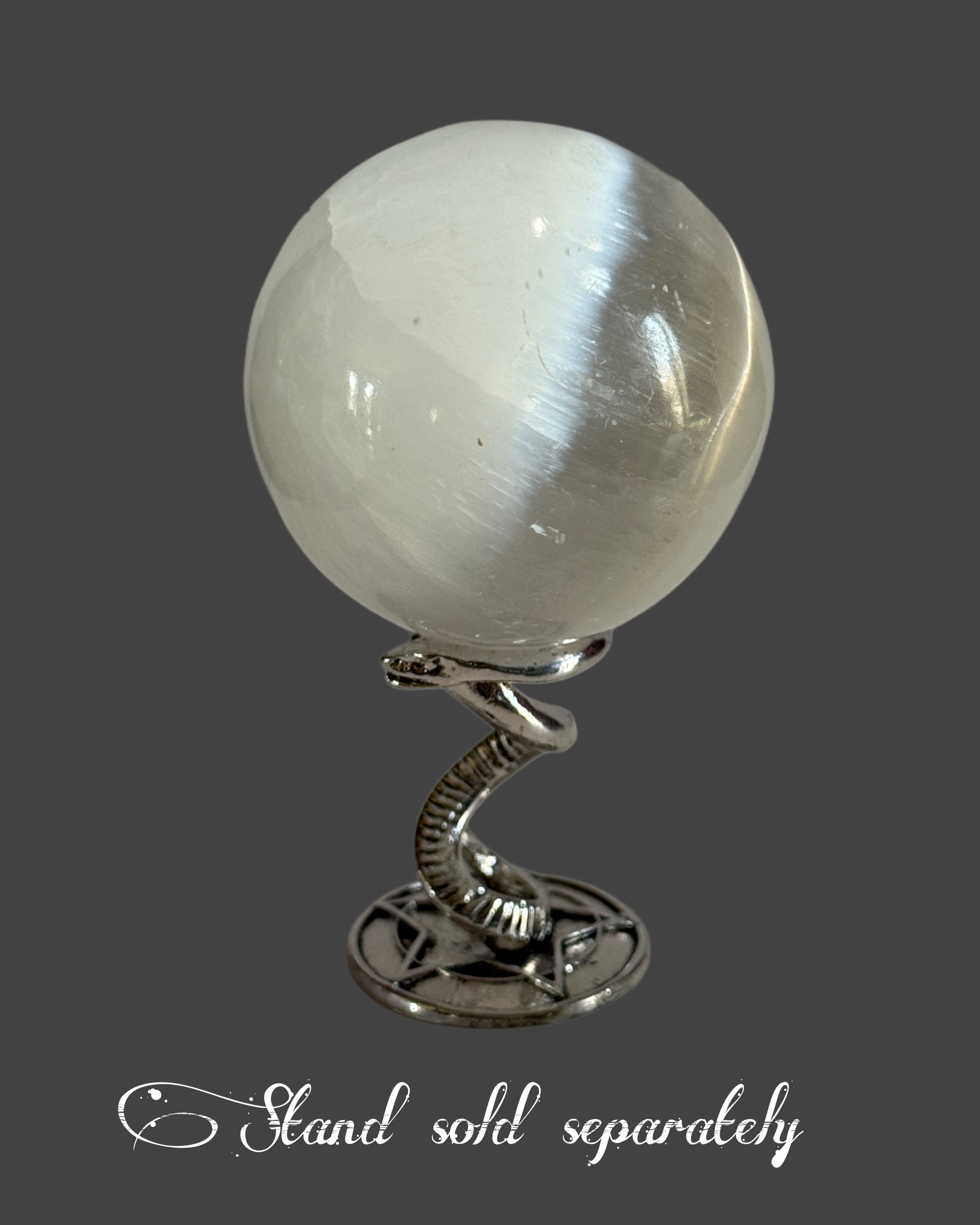 Selenite Sphere - 55 mm
