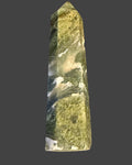 Moss Agate Tower with Druzy