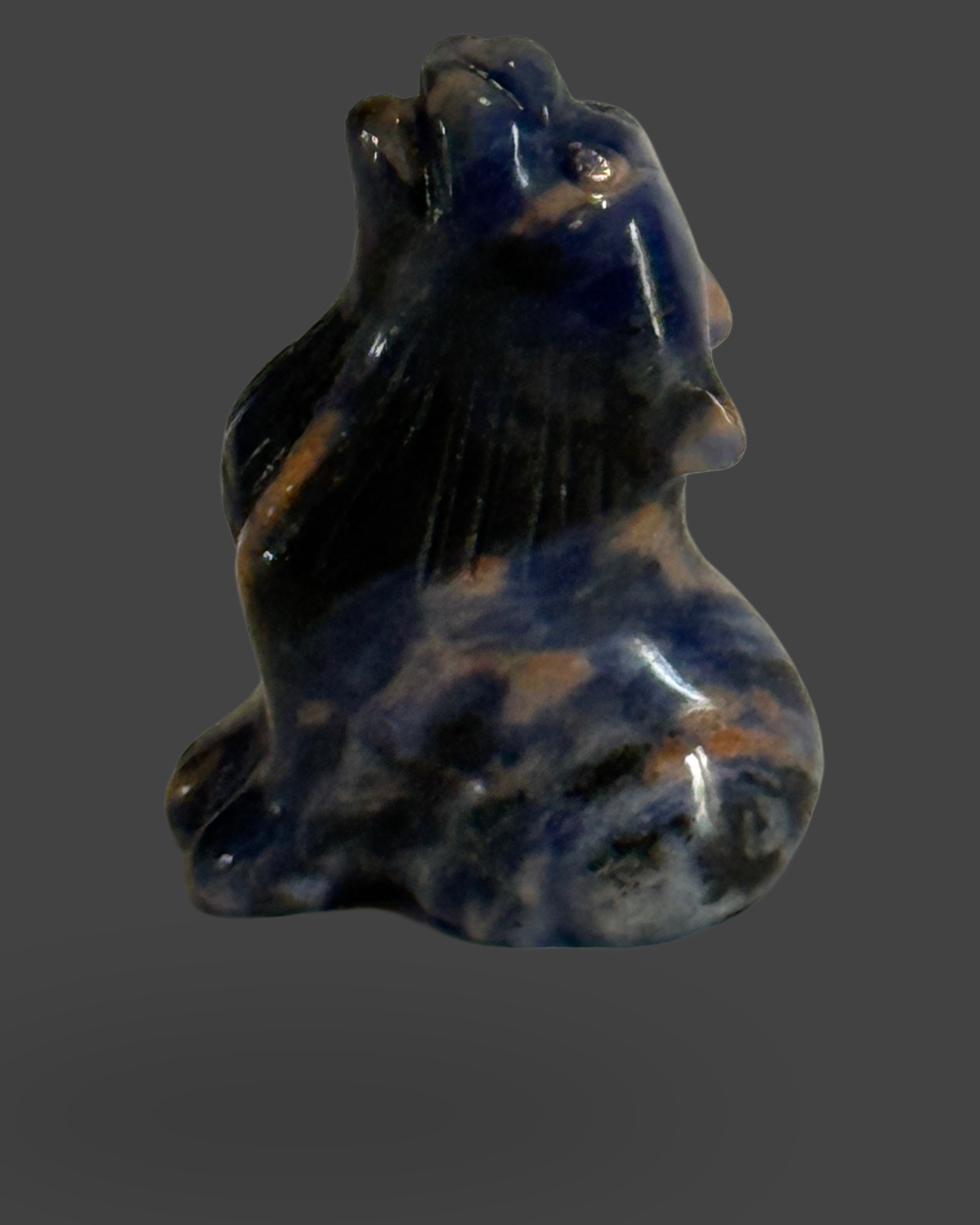 1" Natural Crystal Wolf