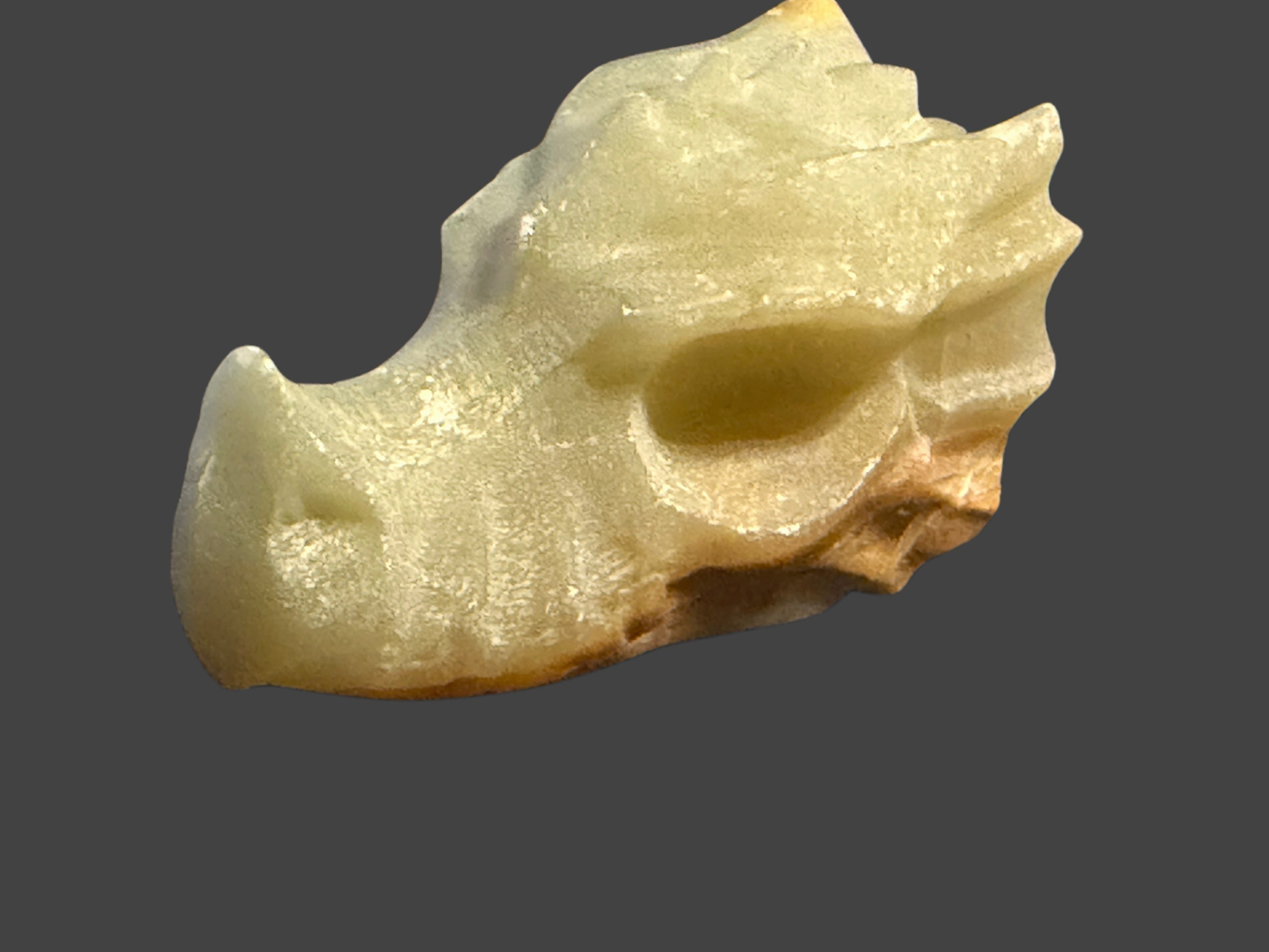 Green Onyx Dragon Head
