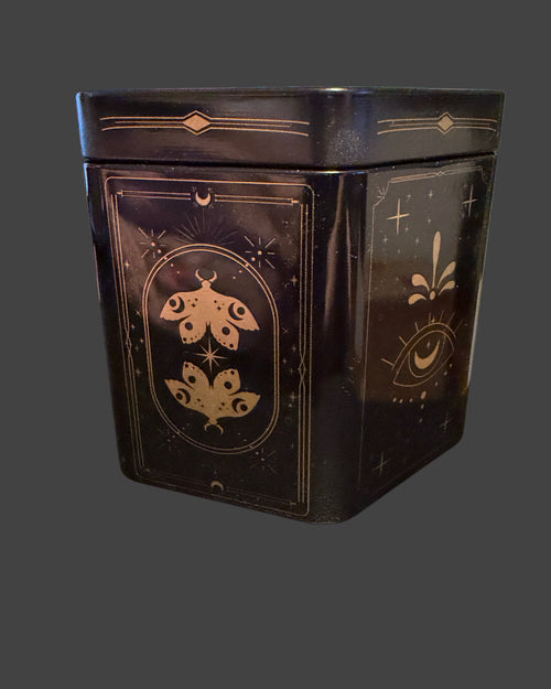 Celestial Serpent Metal Storage Tin