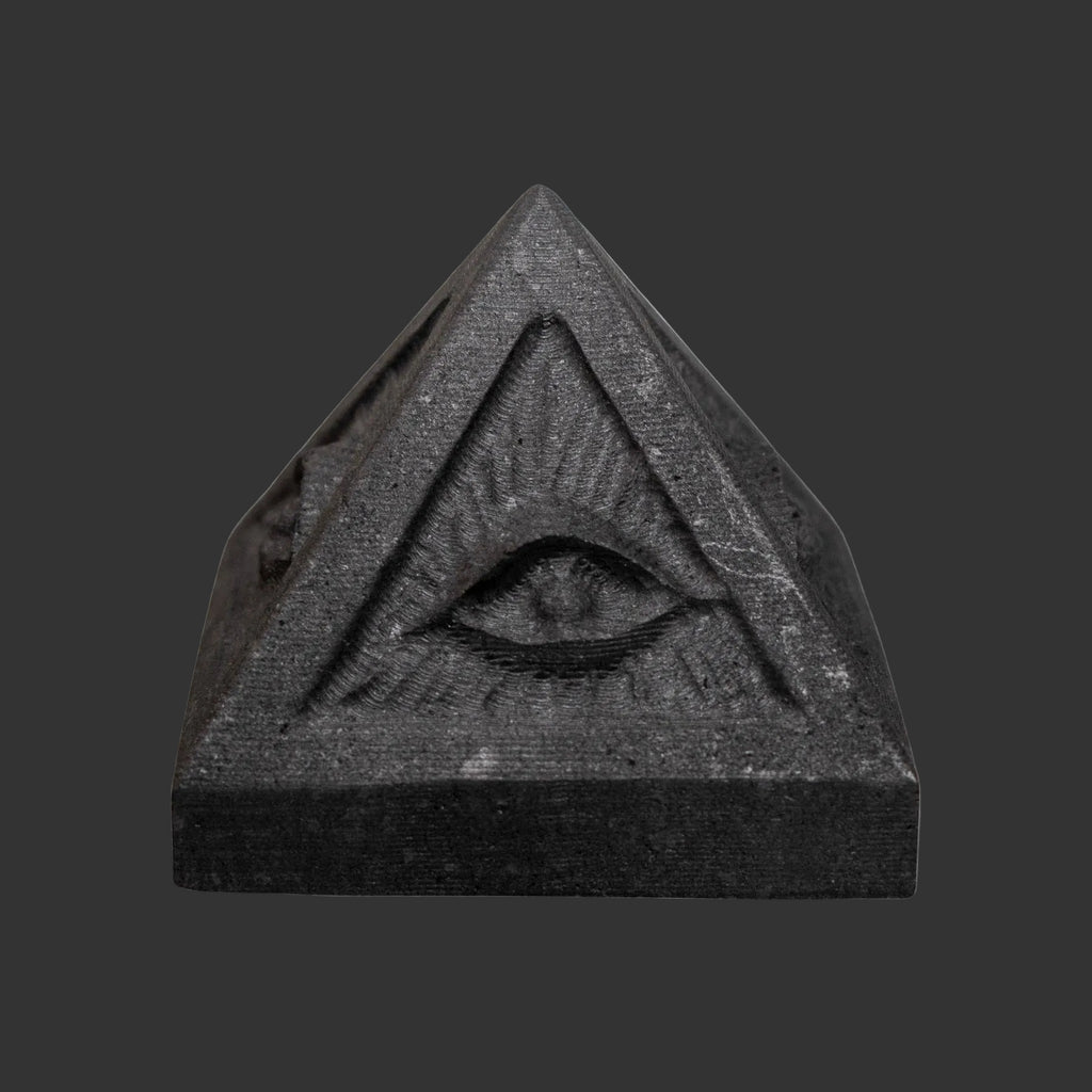 Shungite Evil Eye Pyramid