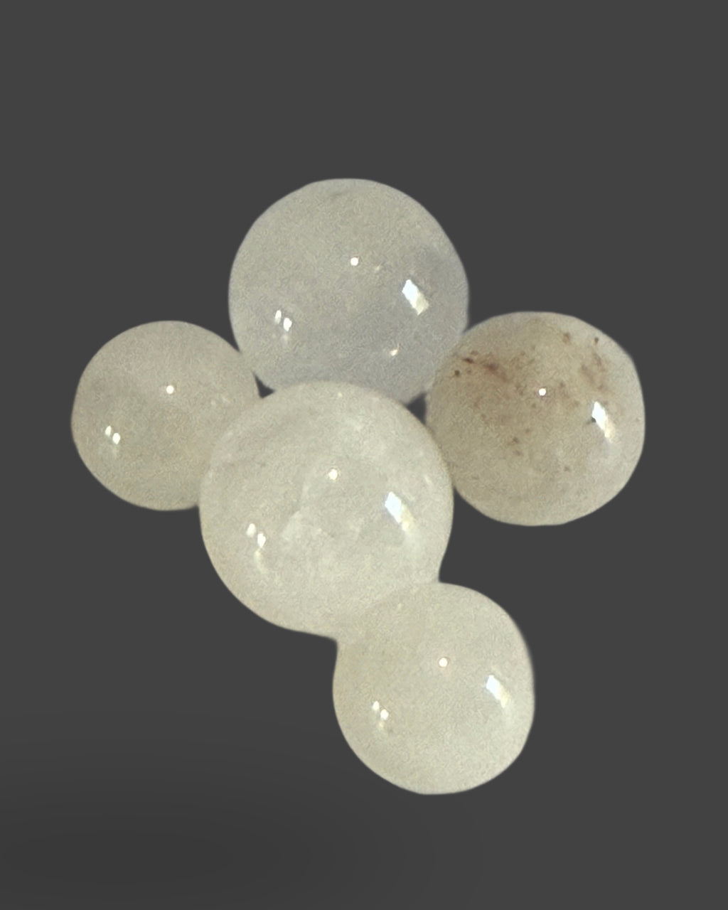 Clear Quartz Mini Sphere Set -1.5oz
