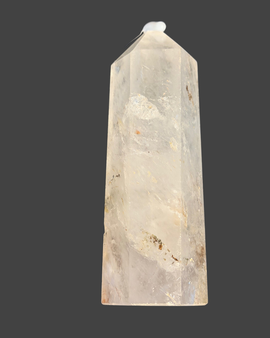 Clear Quartz with Garden Inclusions Tower