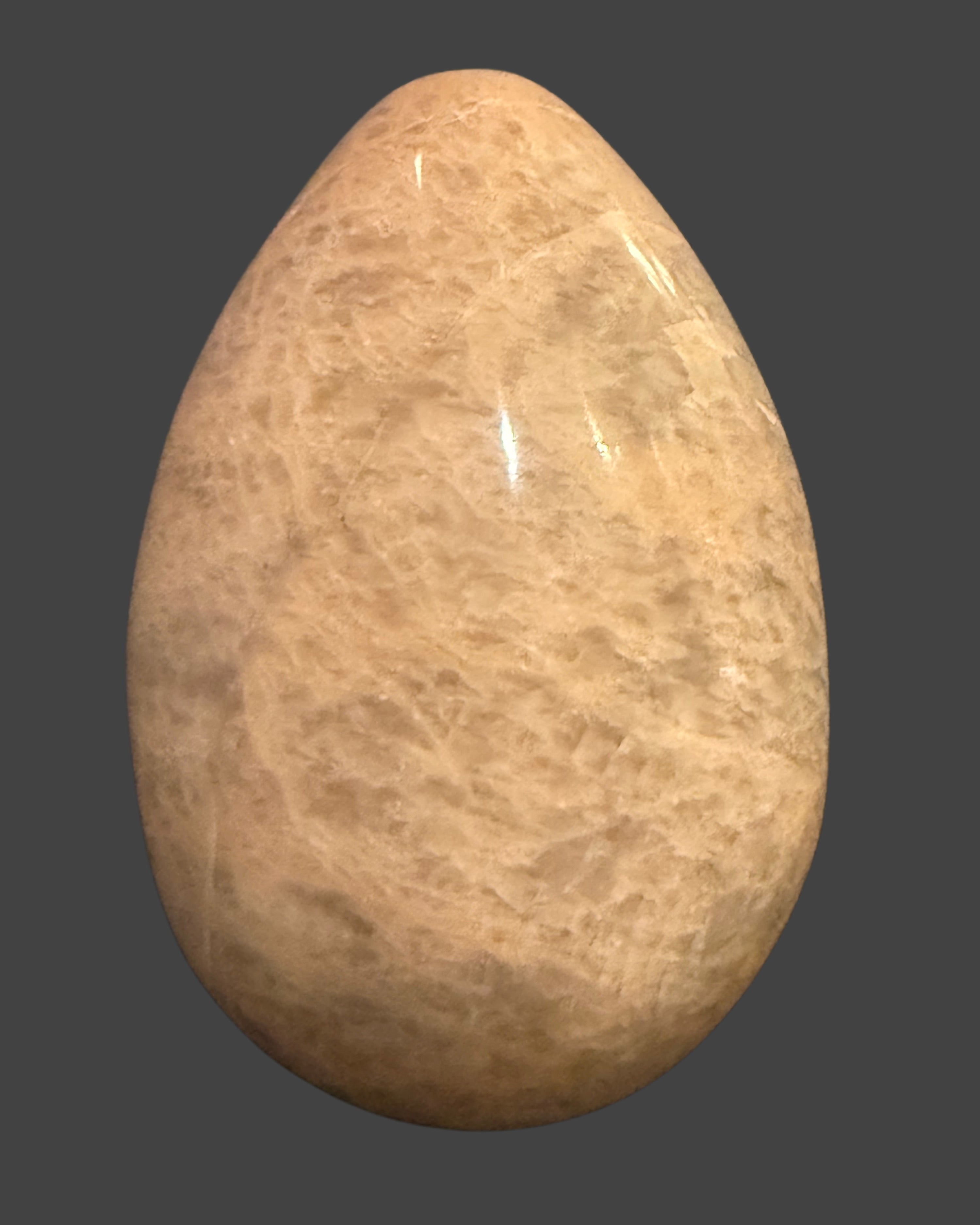 Peach Moonstone Egg - 12 oz