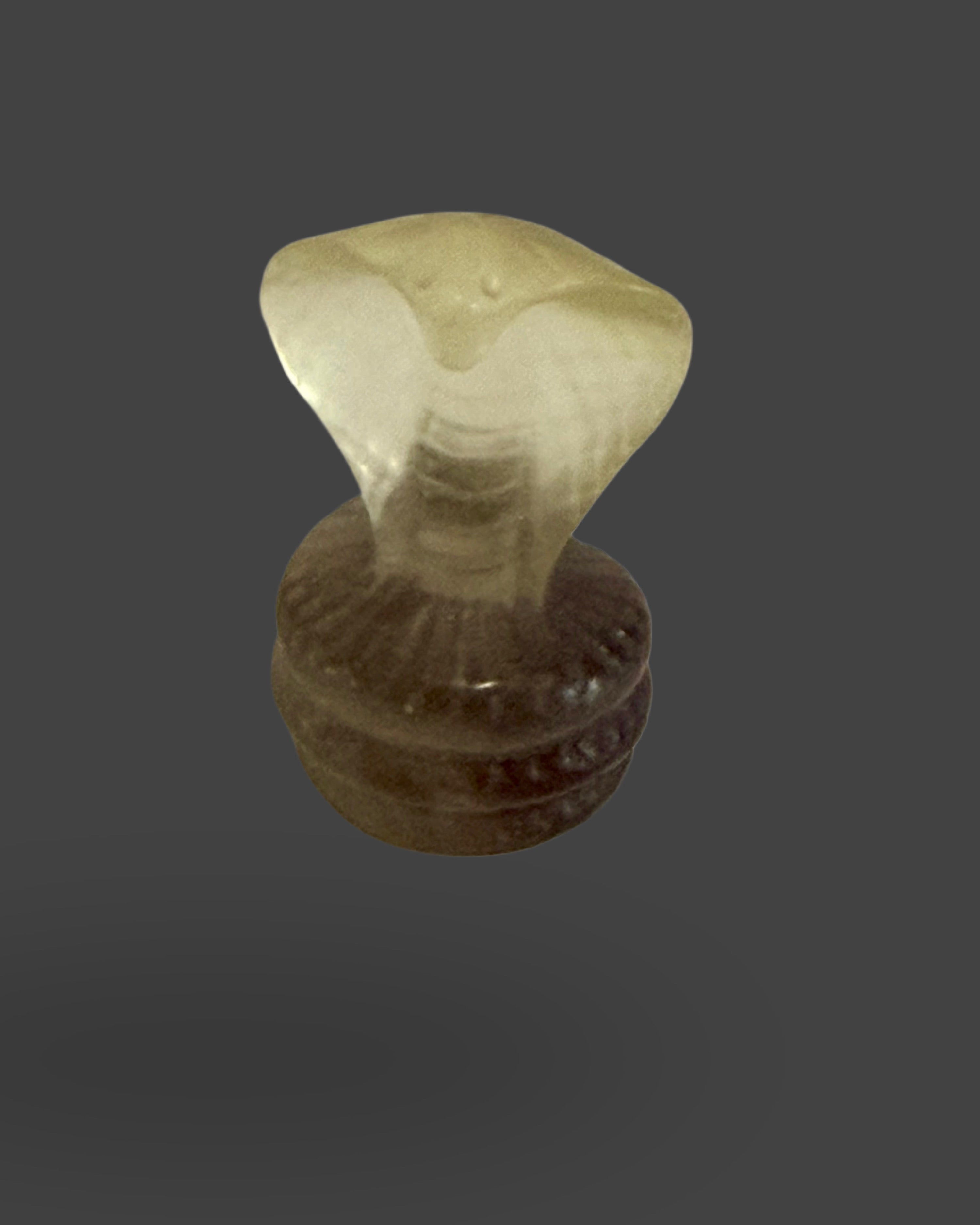 Fluorite Cobra Carving -1.5 Inches