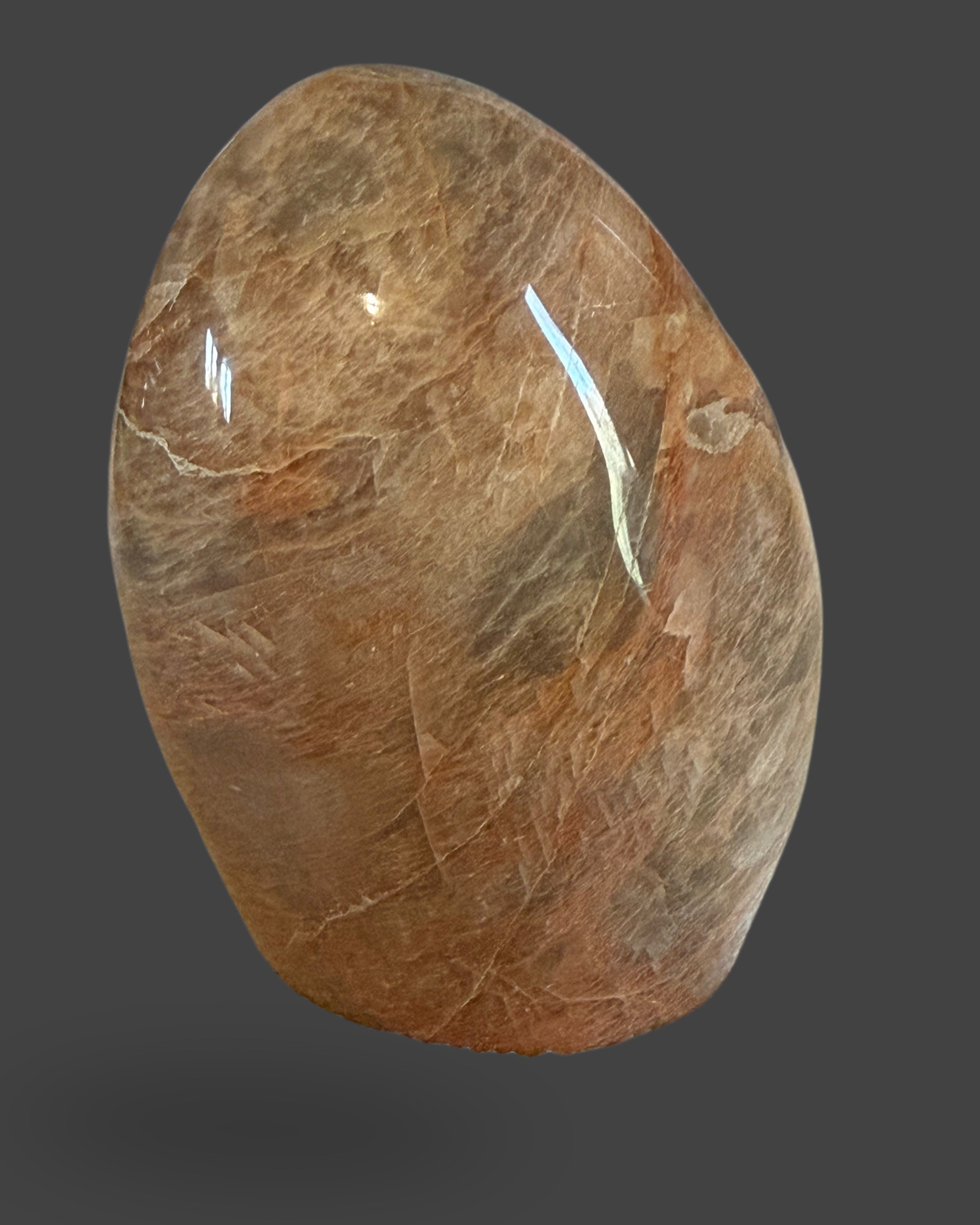 Peach Moonstone Freeform - 4 Inches