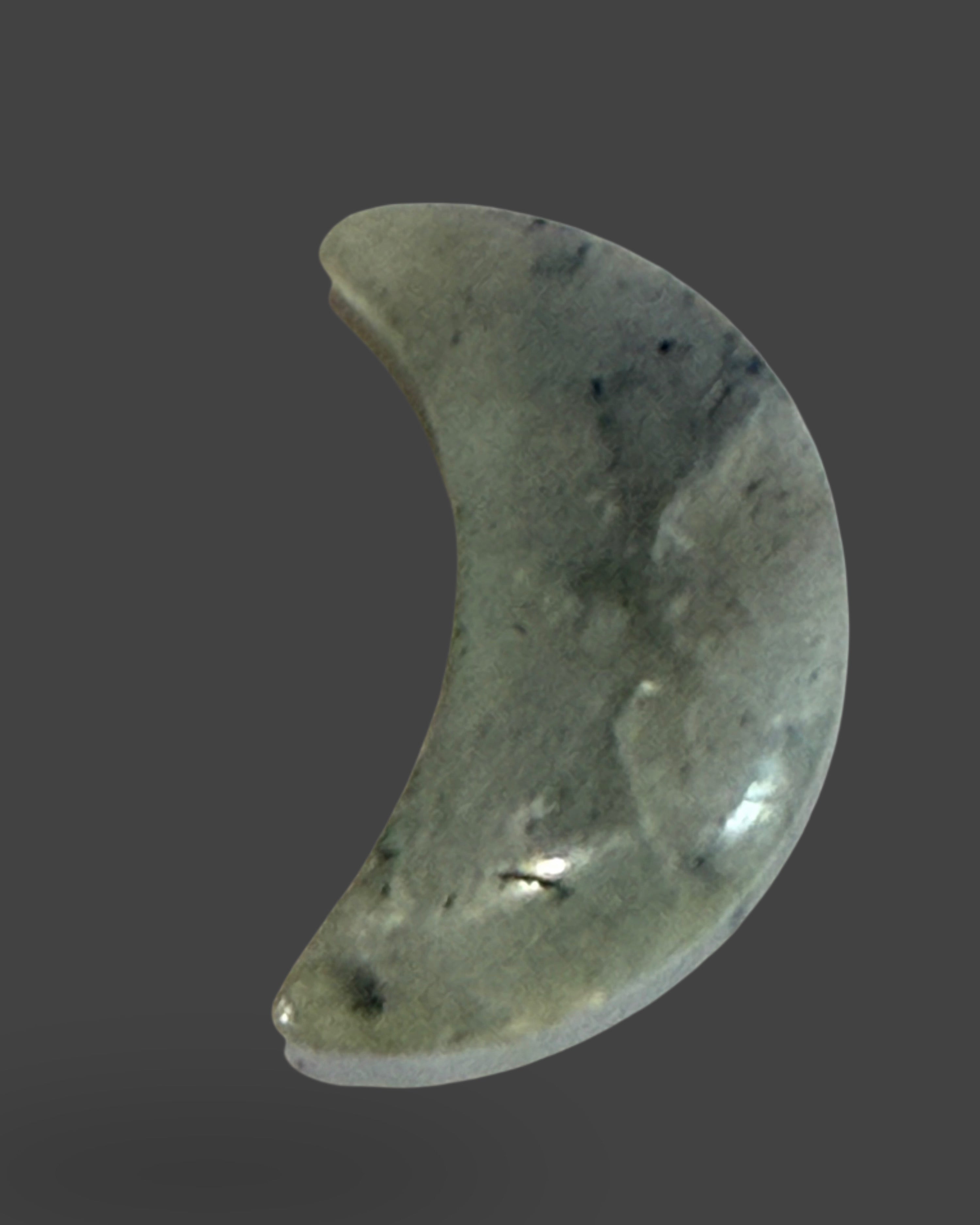 Labradorite Crescent Moon - 1" Mini Carving