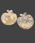 Flower Agate Apple - 2 Inches