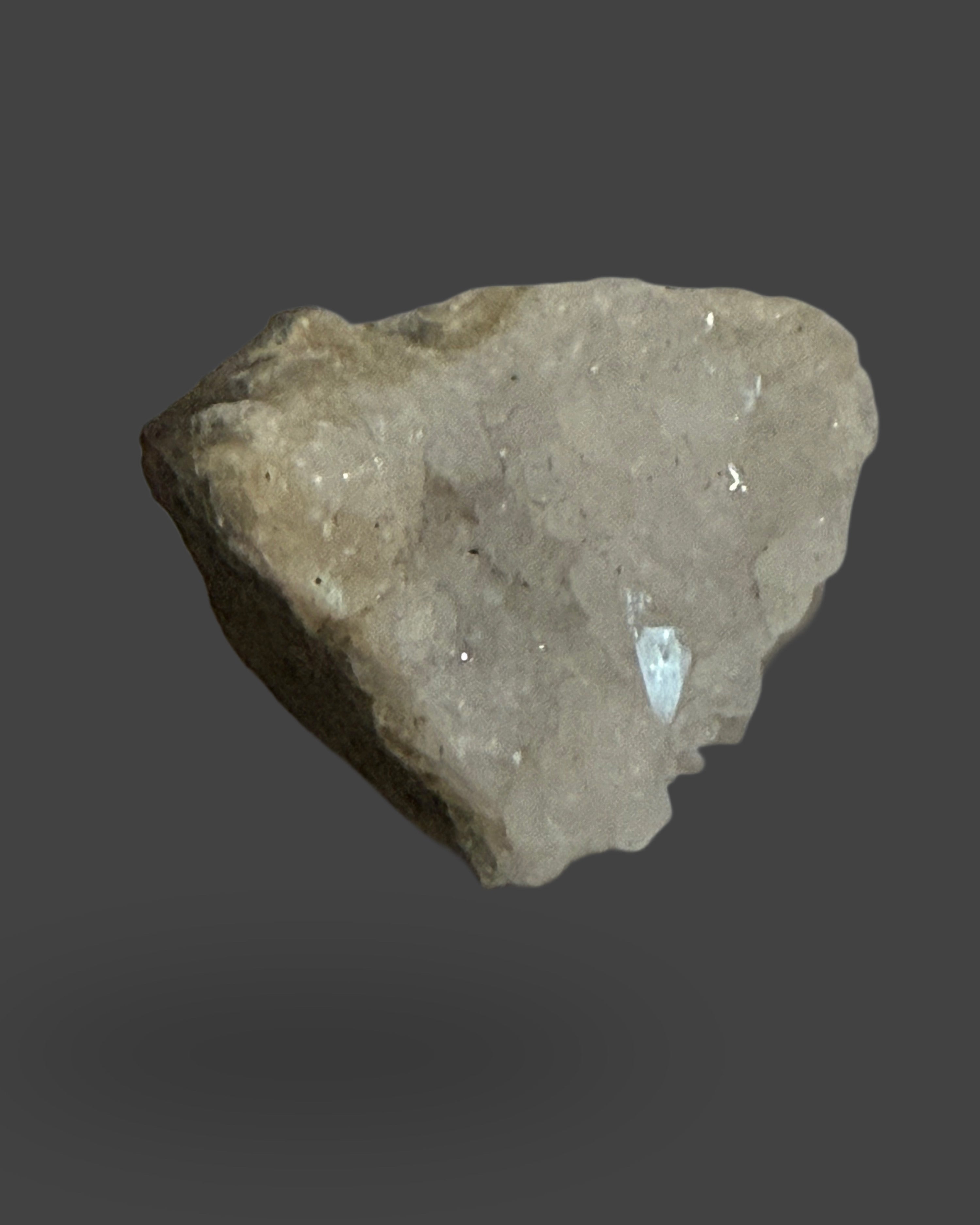 Milky Quartz Druzy on Matrix