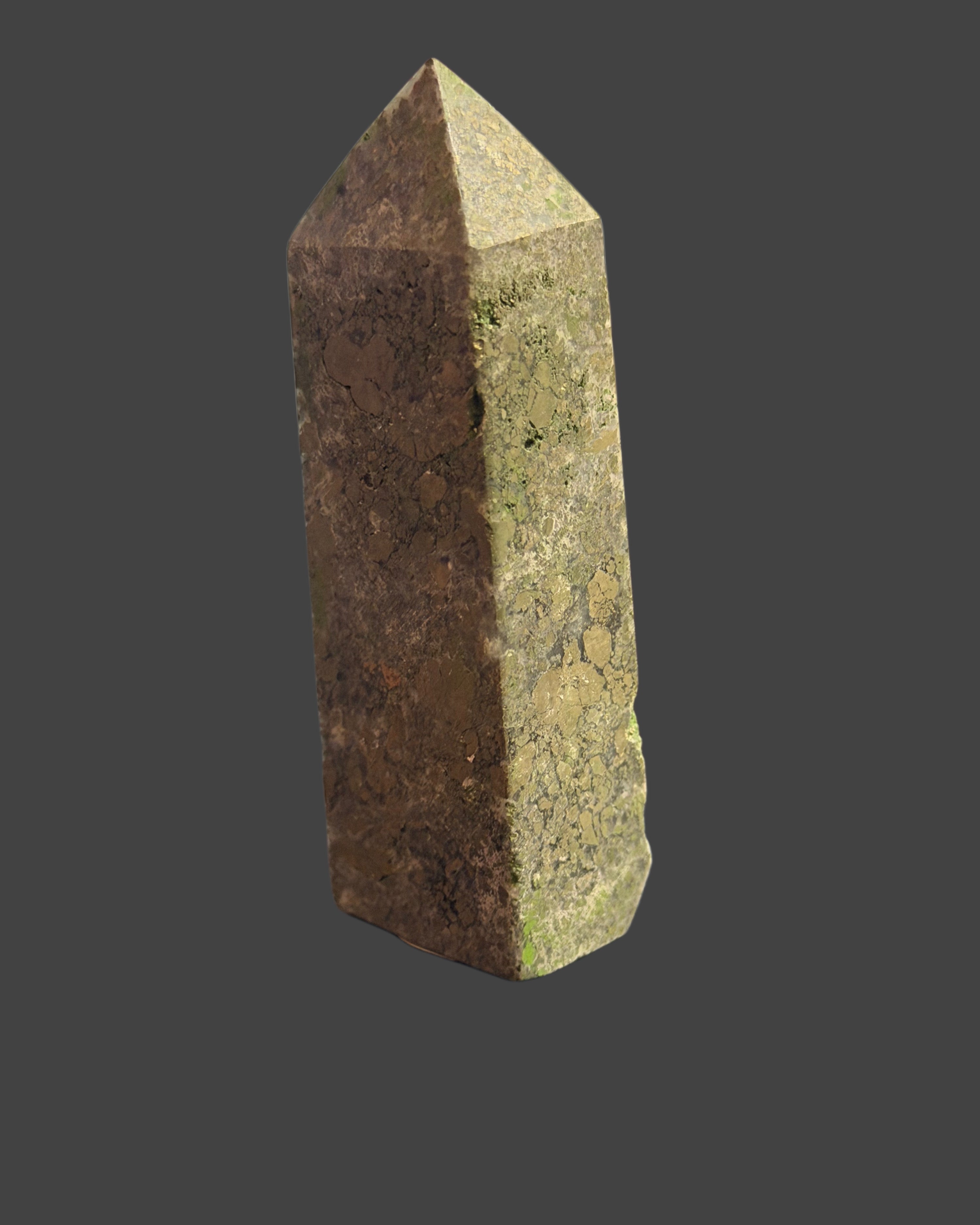 Moss Agate Tower - 3.5 Inches