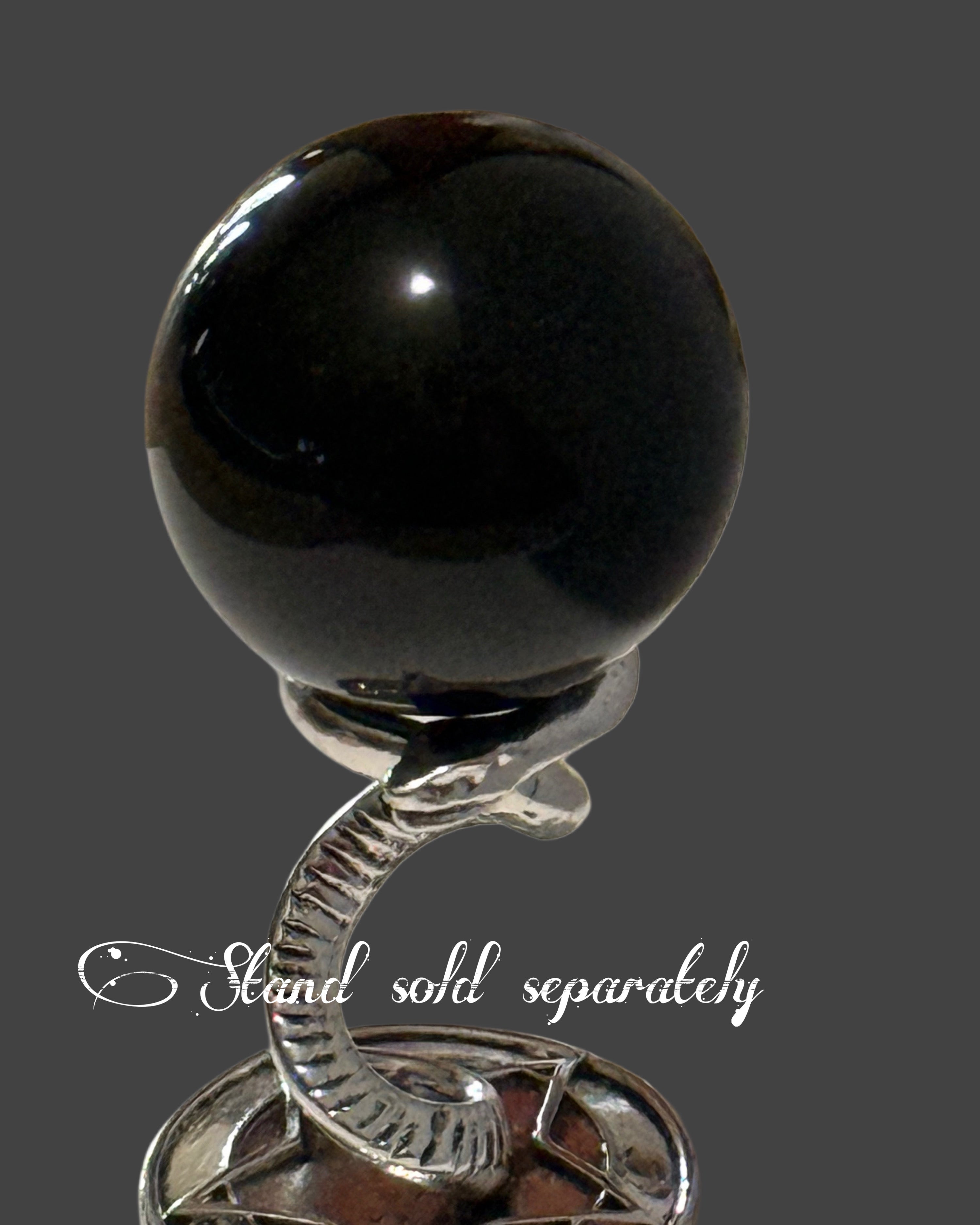 Black Obsidian Sphere - 40 mm