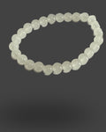 Clear Quartz 8mm Beaded Strech Bracelet