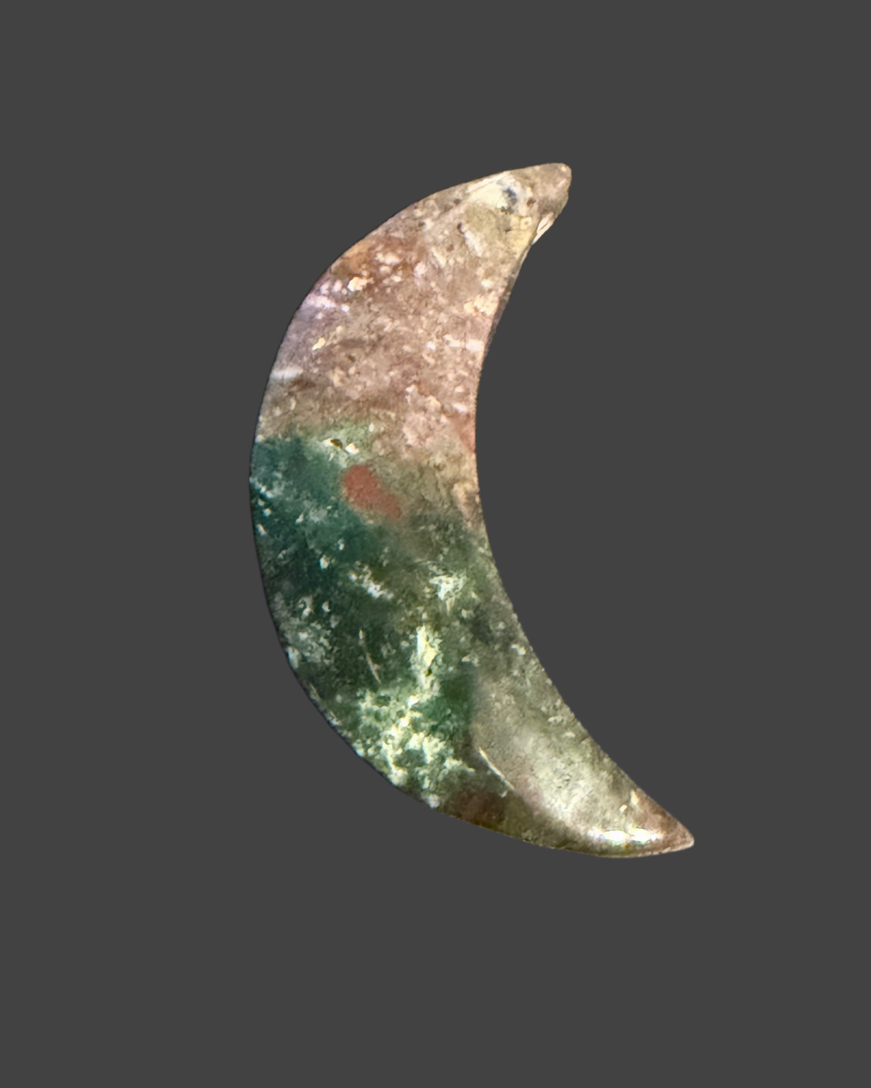 Moss Agate & Ocean Jasper Moon