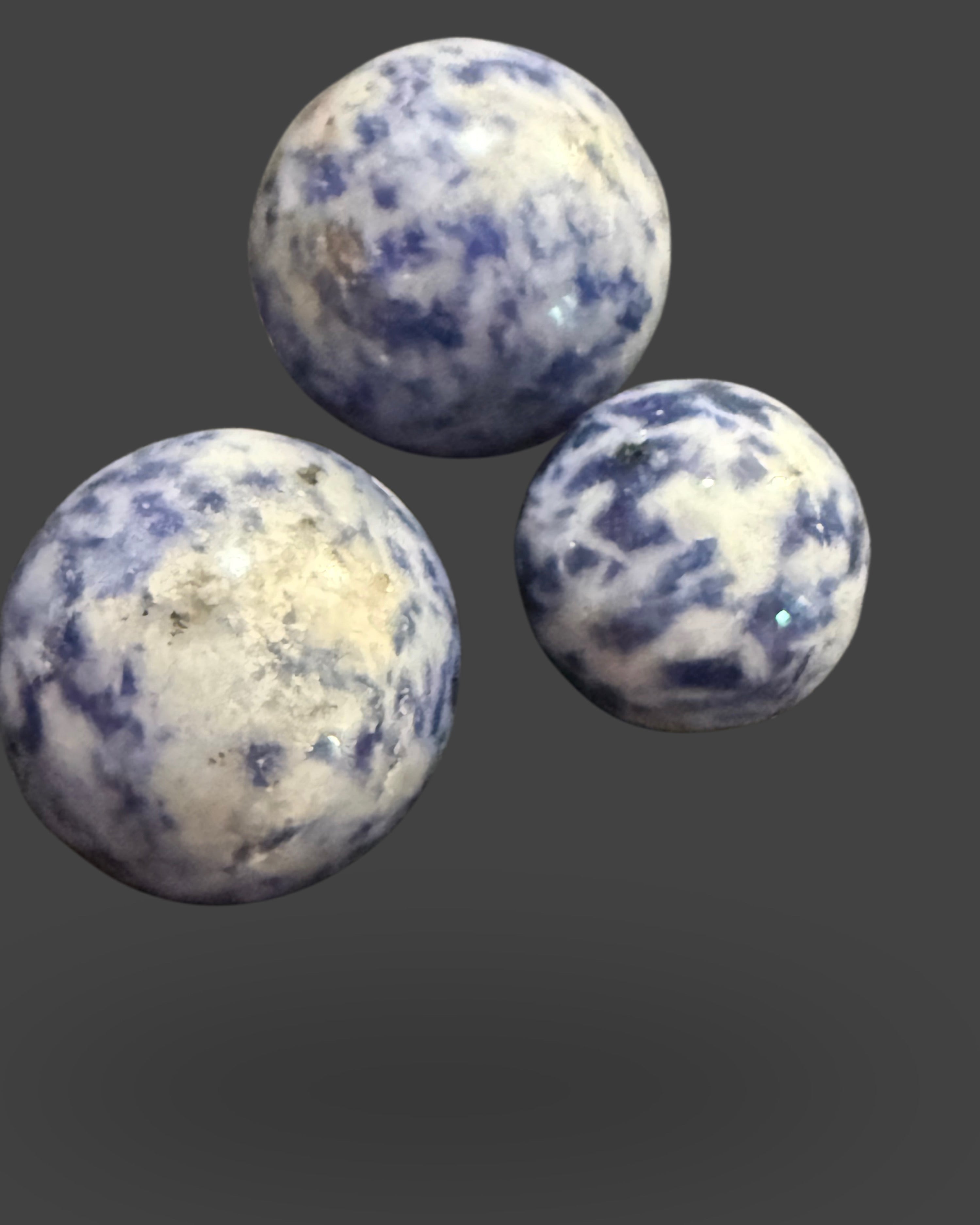 Sodalite Mini Sphere Set - 1.5oz.