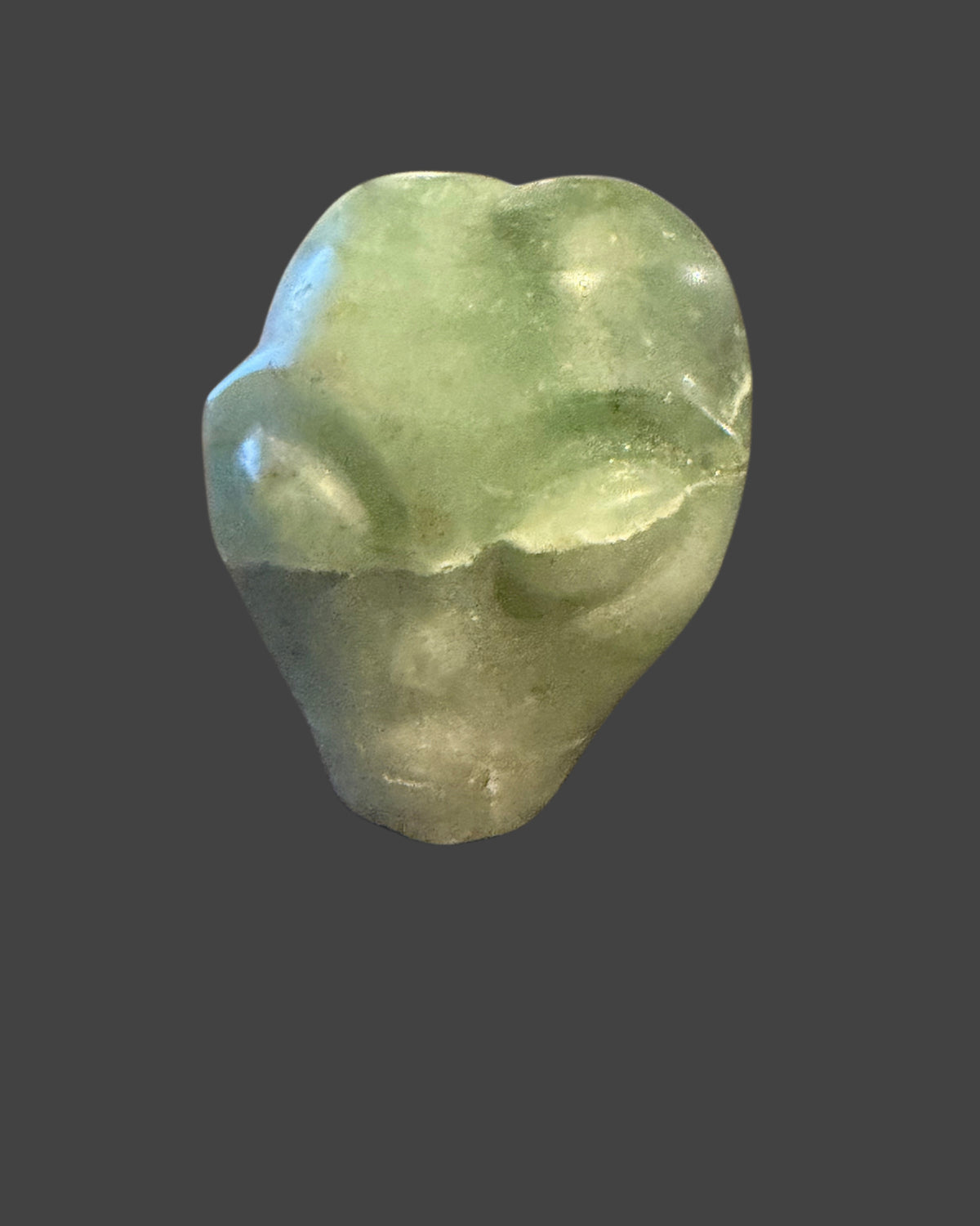 Strawberry Quartz Alien Head